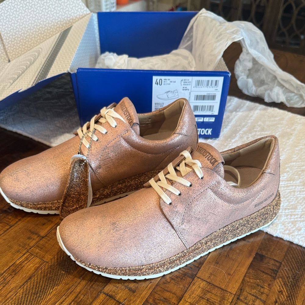 Birkenstock Wrigley Dusty Rose Casual Sneaker  NIB Size 40 Size 9